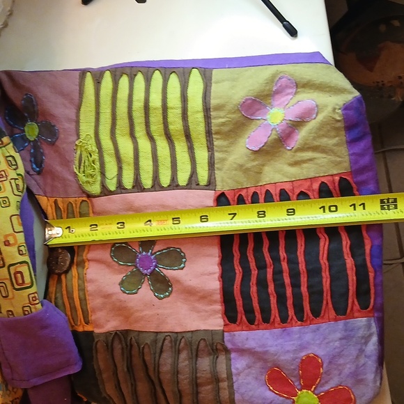 Colorful Patchwork Shoulder(strap) Bag - Picture 5 of 6